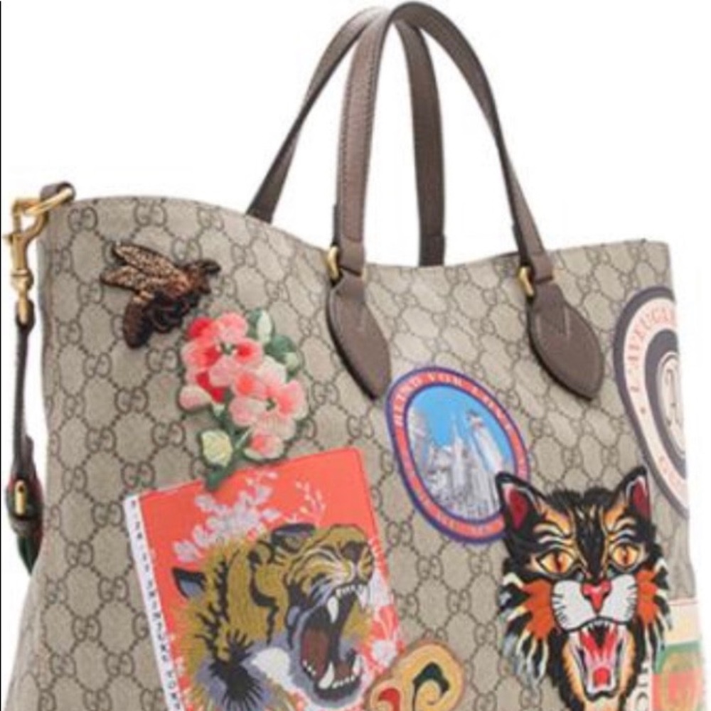 Used gg monogram tote